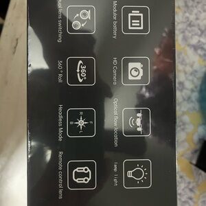 Black Drone with HD Camera and Remote Control